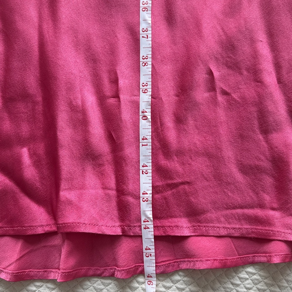 Ghost London Pink Satin Midi Dress - Picture 9 of 9